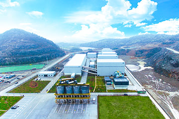 SBM tuff crushing plant with a capacity of 800 tons an hour