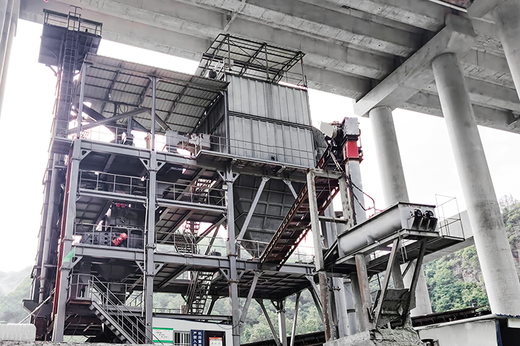 100-120 t/h VU Tower-like Sand Making Plant