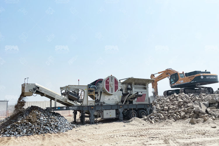SBM Portable Crusher Plant in NEOM Project